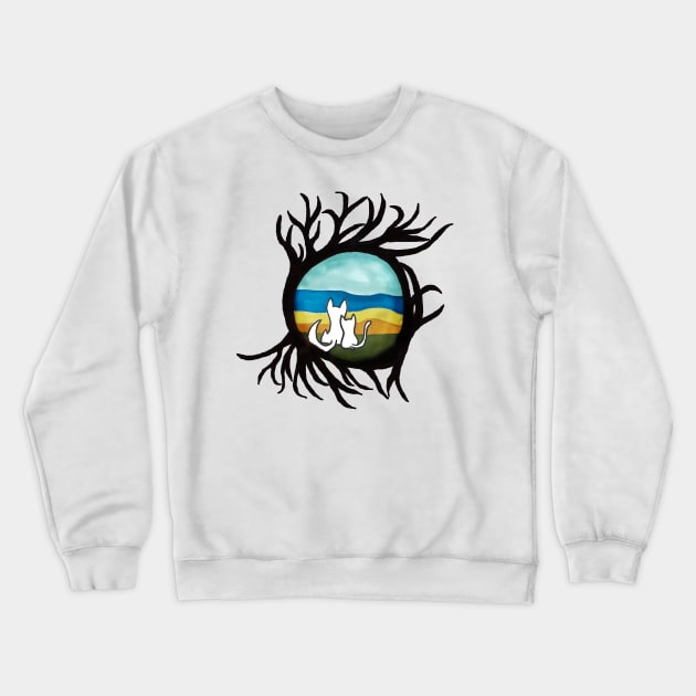 Sunsets are Better With You Crewneck Sweatshirt by Snobunyluv